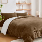 Teddy Fleece Quilt Cover Set – Warm 2-in-1 Winter Bedding – feature reference