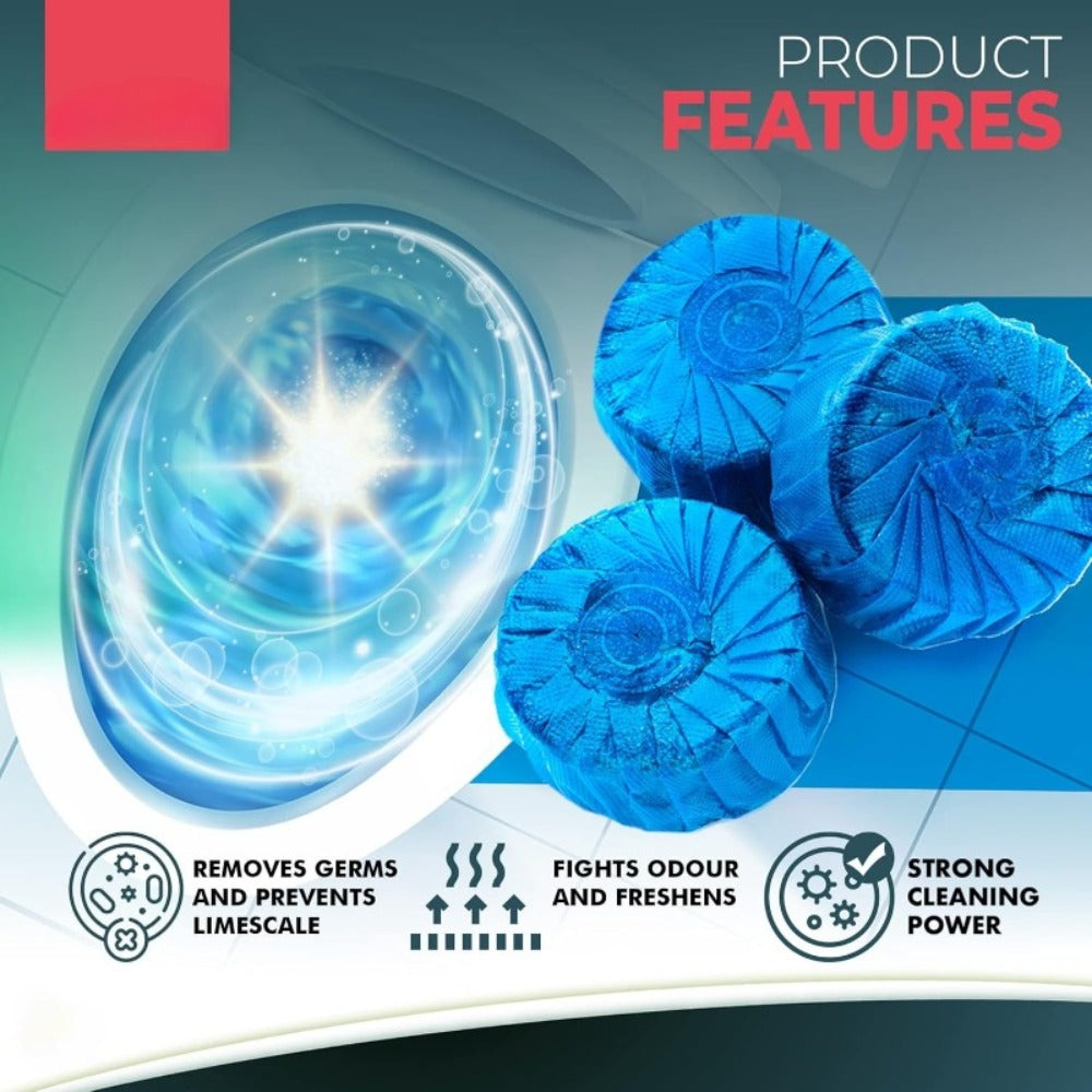 Toilet Cleaner Tablet Pack - bathroom cleaning and freshening – alternate product view