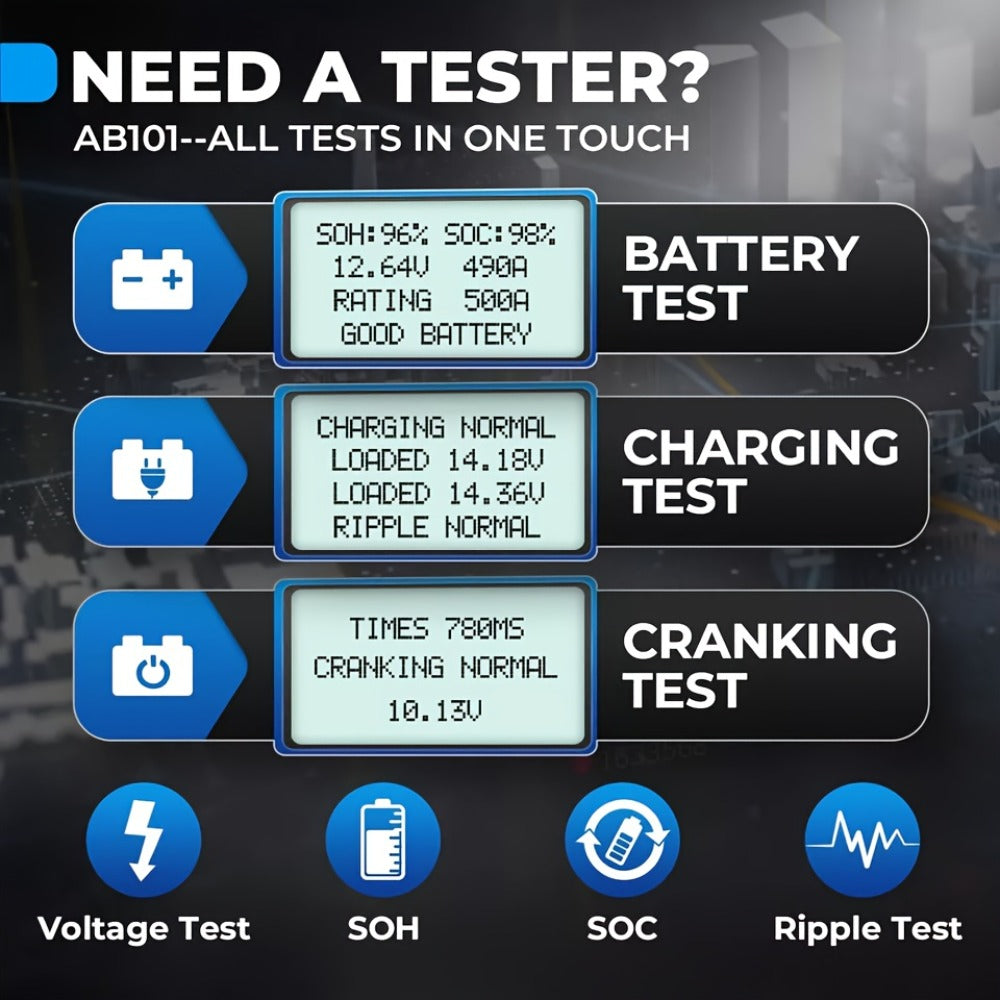 TOPDON Automotive Battery Analyser detail view 2 for Australian shoppers