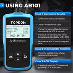 TOPDON Automotive Battery Analyser detail view 4 for Australian shoppers