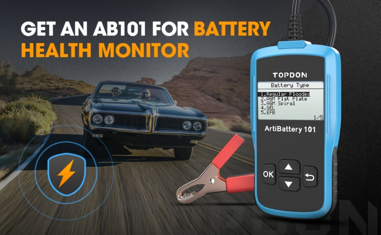 TOPDON Automotive Battery Analyser detail view 10 for Australian shoppers