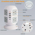 Tower Power Board with Retractable Cable detail view 2 for Australian shoppers