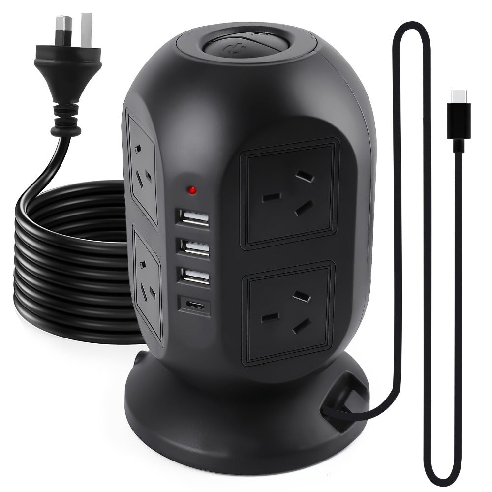 Tower Power Board with Retractable Cable detail view 3 for Australian shoppers