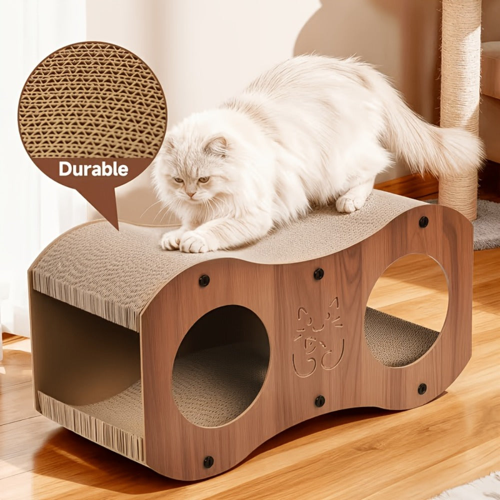 Two-Tier Cat Scratching Post and Bed detail view 4 for Australian shoppers