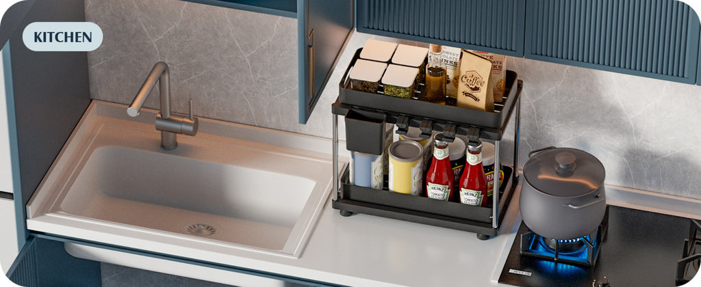 Under-Sink Cabinet Organiser – Slide-Out Kitchen Storage – additional product view 15