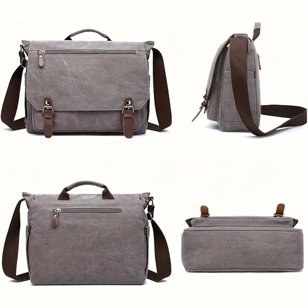 Unisex Canvas Messenger Bag product detail 2