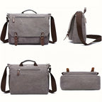 Unisex Canvas Messenger Bag product detail 2