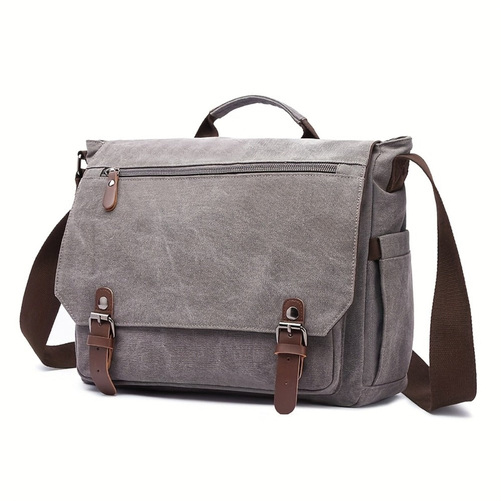 Unisex Canvas Messenger Bag product detail 7