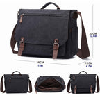 Unisex Canvas Messenger Bag product detail 4