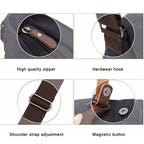 Unisex Canvas Messenger Bag product detail 12