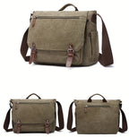 Unisex Canvas Messenger Bag product detail 18