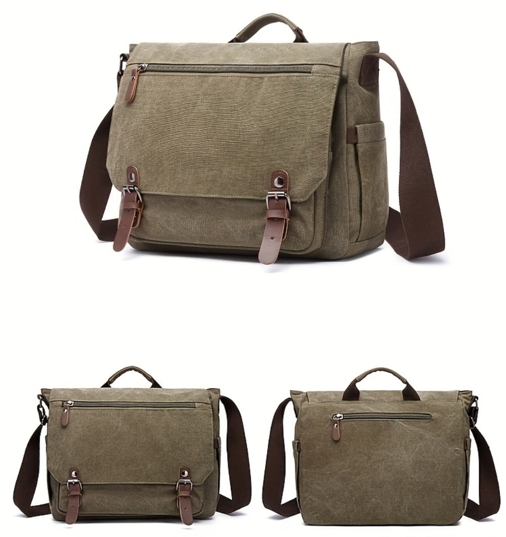 Unisex Canvas Messenger Bag product detail 18