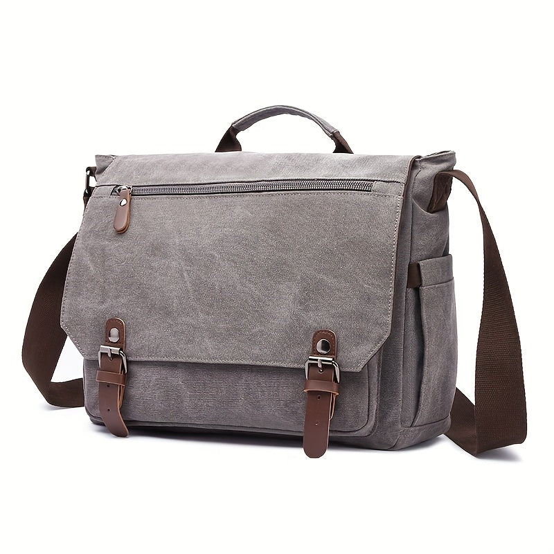 Unisex Canvas Messenger Bag product detail 23