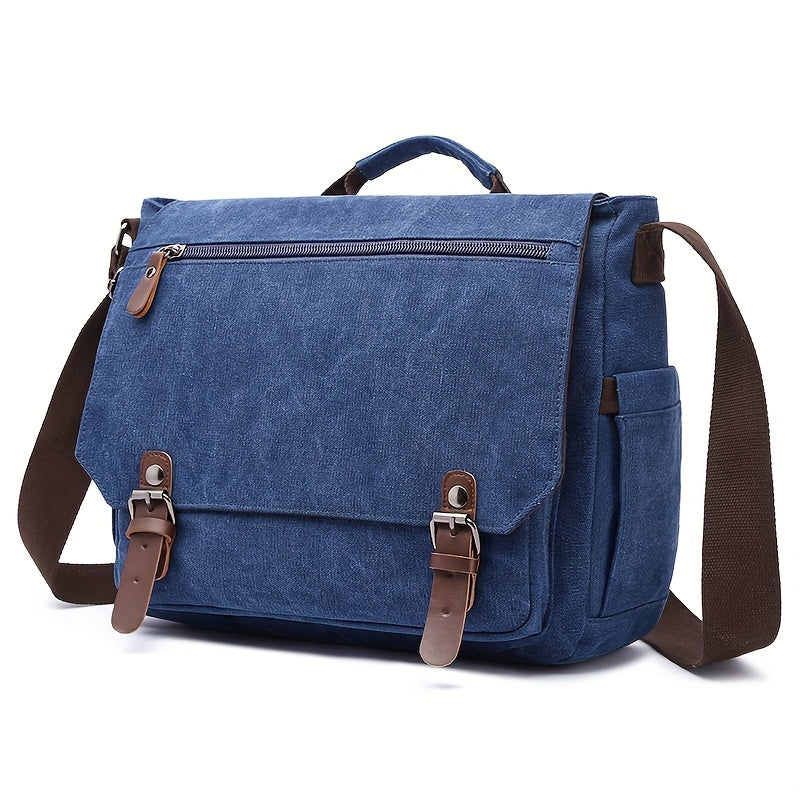 Unisex Canvas Messenger Bag product detail 24