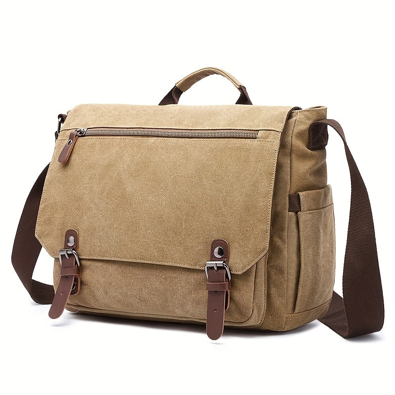 Unisex Canvas Messenger Bag product detail 25