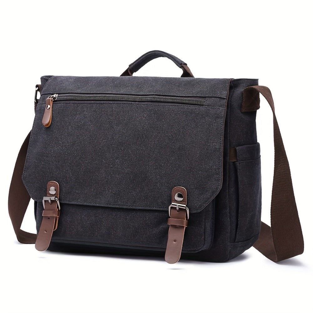 Unisex Canvas Messenger Bag product detail 3