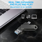 USB-C Flash Drive for Phones and Computers - photo transfer, backup – additional product view