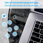 USB-C Flash Drive for Phones and Computers - photo transfer, backup – alternate design view