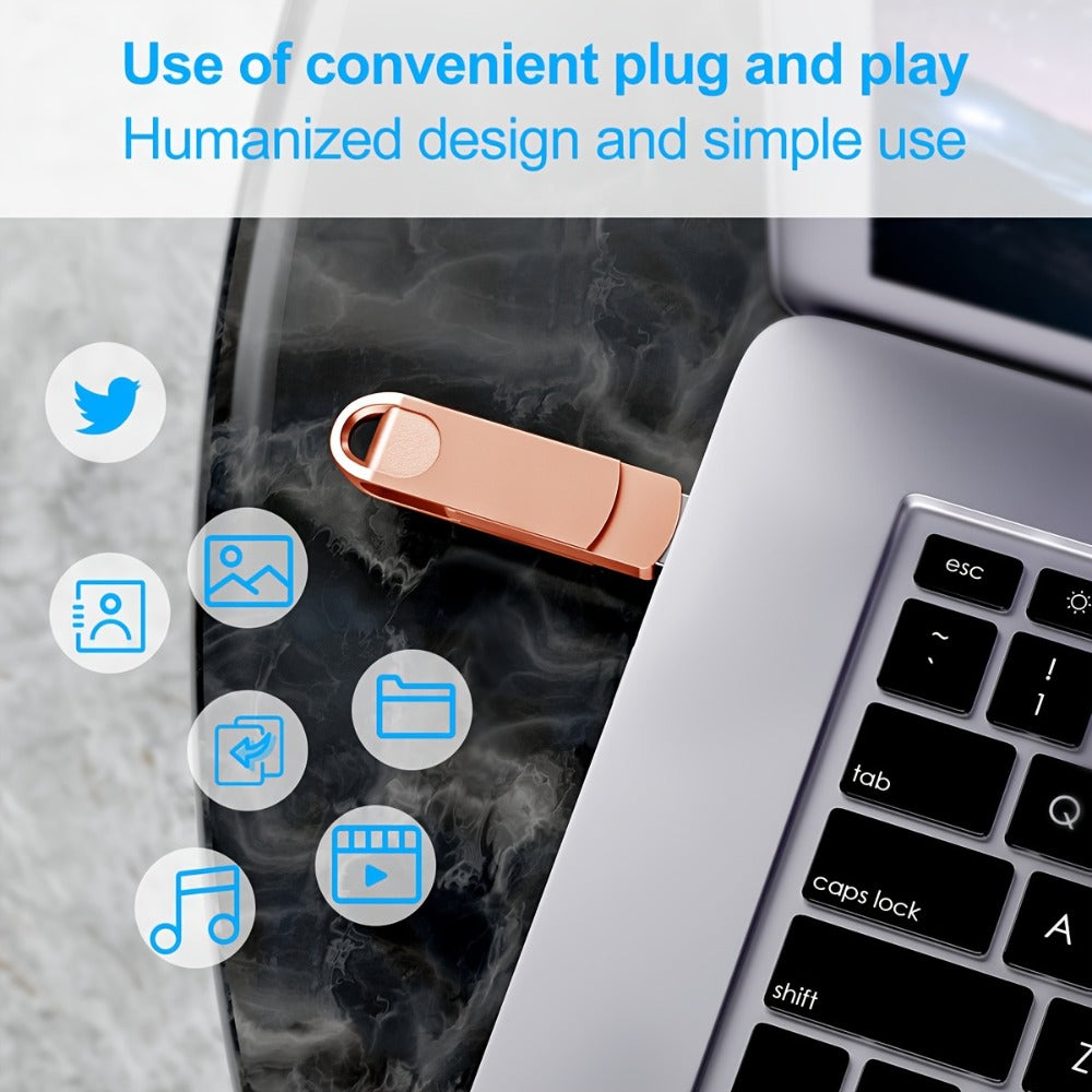 USB-C Flash Drive for Phones and Computers - photo transfer, backup – additional product view 16