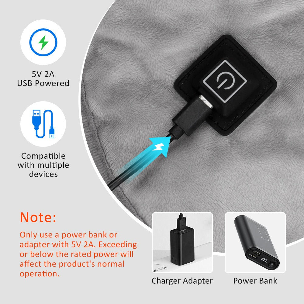 USB Neck and Shoulder Heating Pad detail view 5 for Australian shoppers