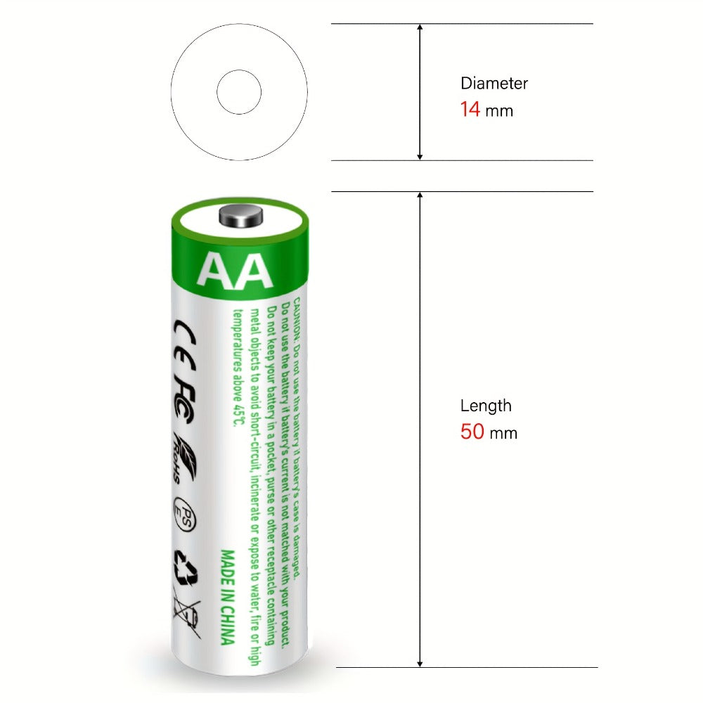 USB Rechargeable Battery Set detail view 6 for Australian shoppers