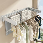 Wall-Mounted Foldable Clothes Drying Rack - Space-Saving – additional product view 10