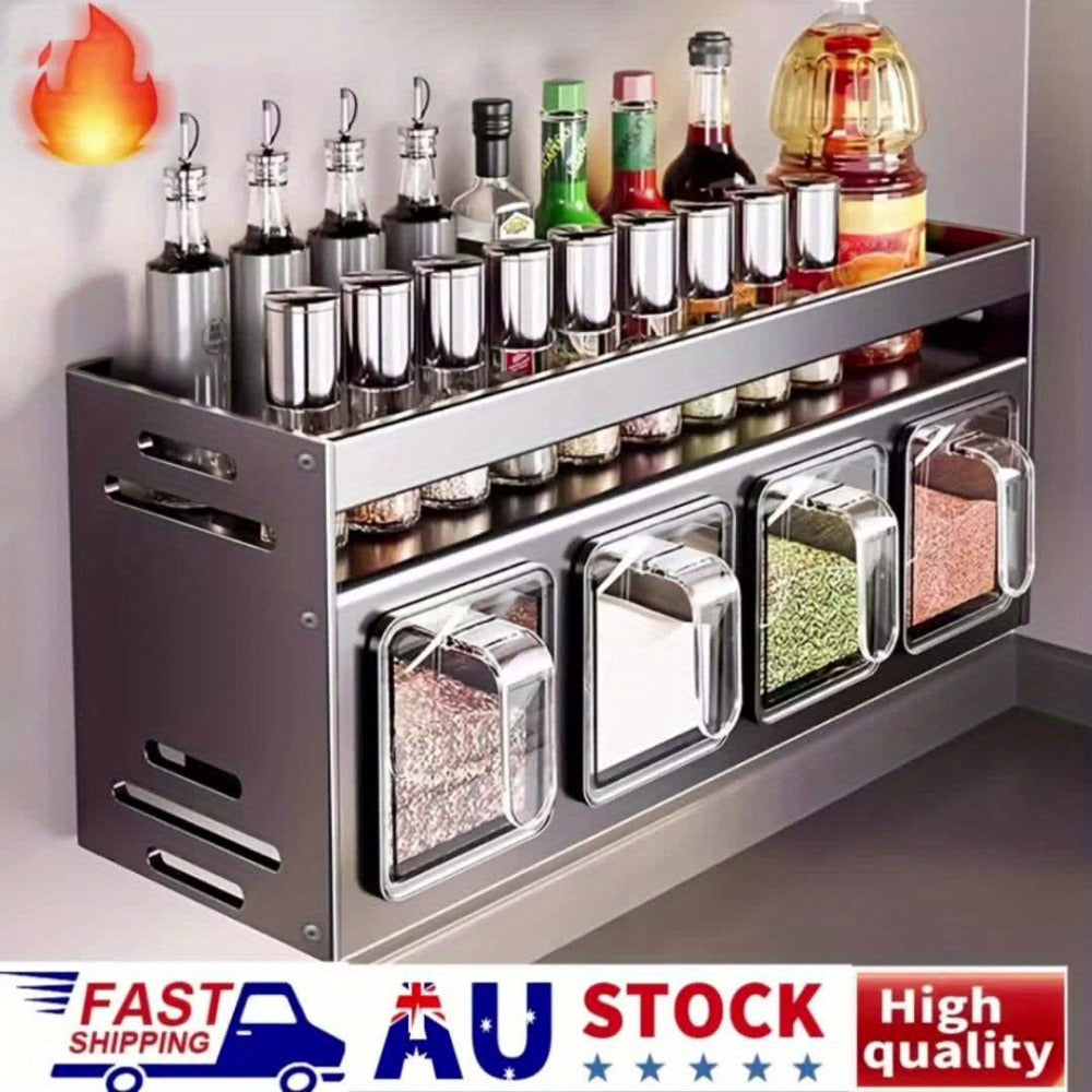 Wall-Mounted Kitchen Storage Rack - Australian Homes – additional product view 13