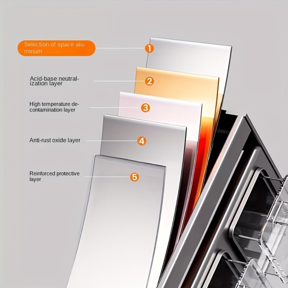 Wall-Mounted Kitchen Storage Rack - Australian Homes – additional product view 9