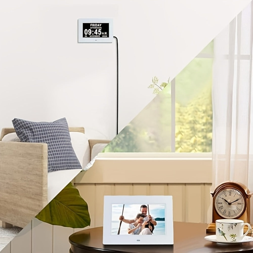 Wall-Mounted Large-Screen Digital Calendar Alarm Clock - wall or desk – additional product view 10