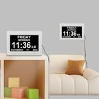 Wall-Mounted Large-Screen Digital Calendar Alarm Clock - wall or desk – feature reference