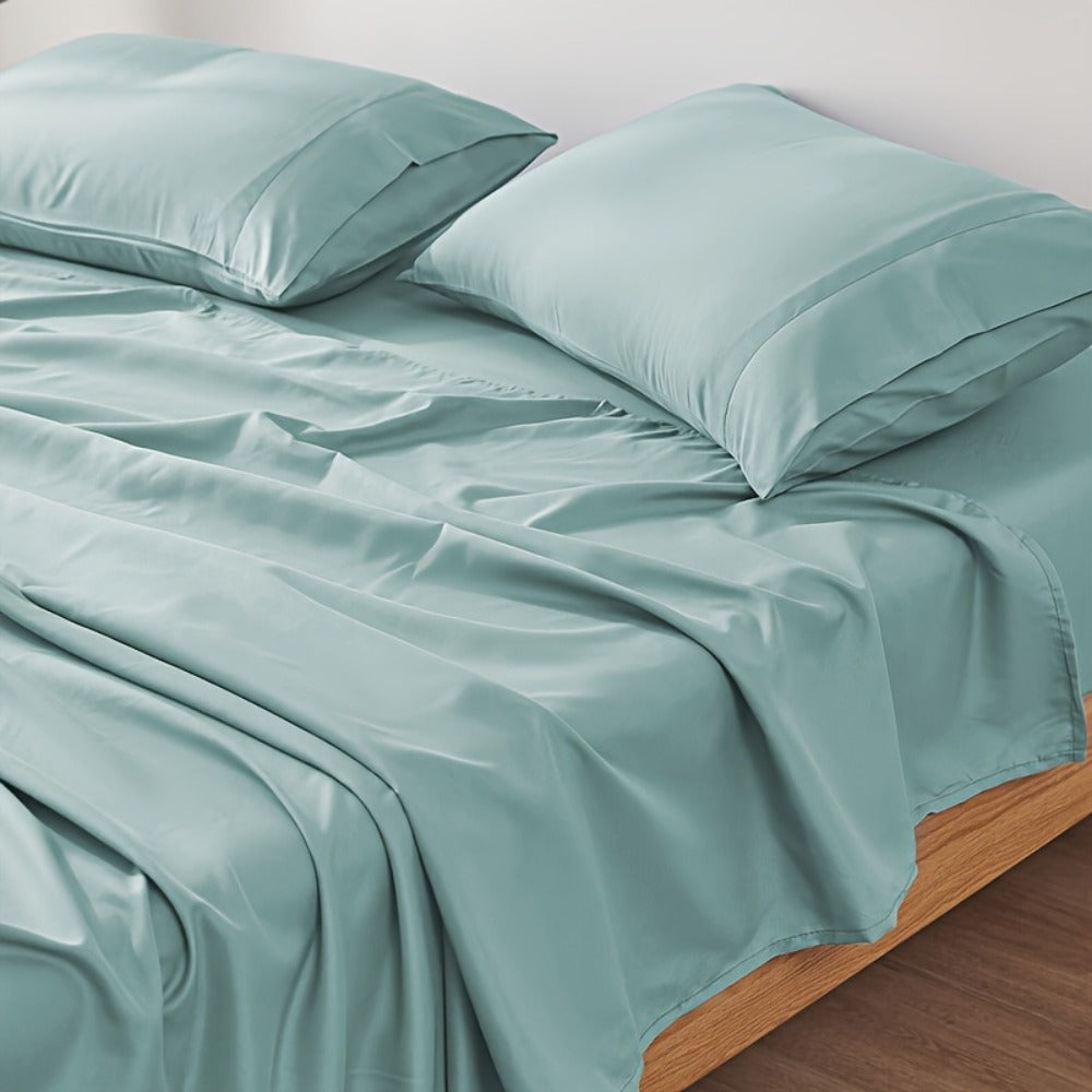 Warm Bed Sheet Set – 2200TC 3-Piece 36cm Deep-Pocket Bedding – alternate product view