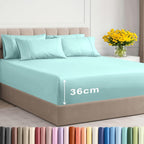 Warm Bed Sheet Set – 2200TC 3-Piece 36cm Deep-Pocket Bedding – additional product view 10