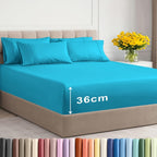 Warm Bed Sheet Set – 2200TC 3-Piece 36cm Deep-Pocket Bedding – additional product view 13
