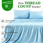 Deep-Pocket Bed Sheet Set detail view 14 for Australian shoppers