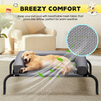 Washable Cooling Dog Bed with Pillows product detail 2
