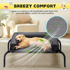 Washable Cooling Dog Bed with Pillows product detail 12