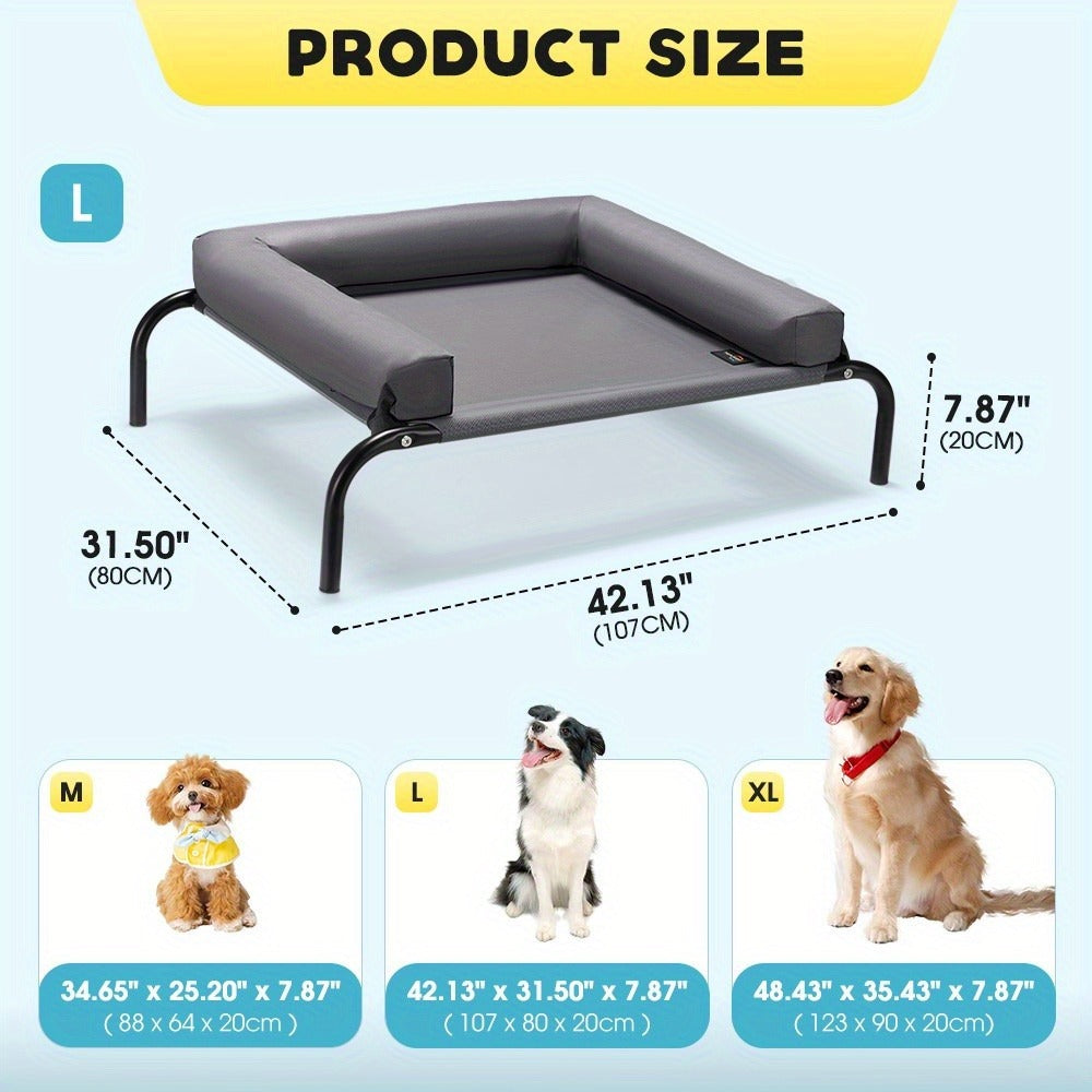 Washable Cooling Dog Bed with Pillows product detail 14