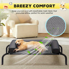 Washable Cooling Dog Bed with Pillows product detail 5