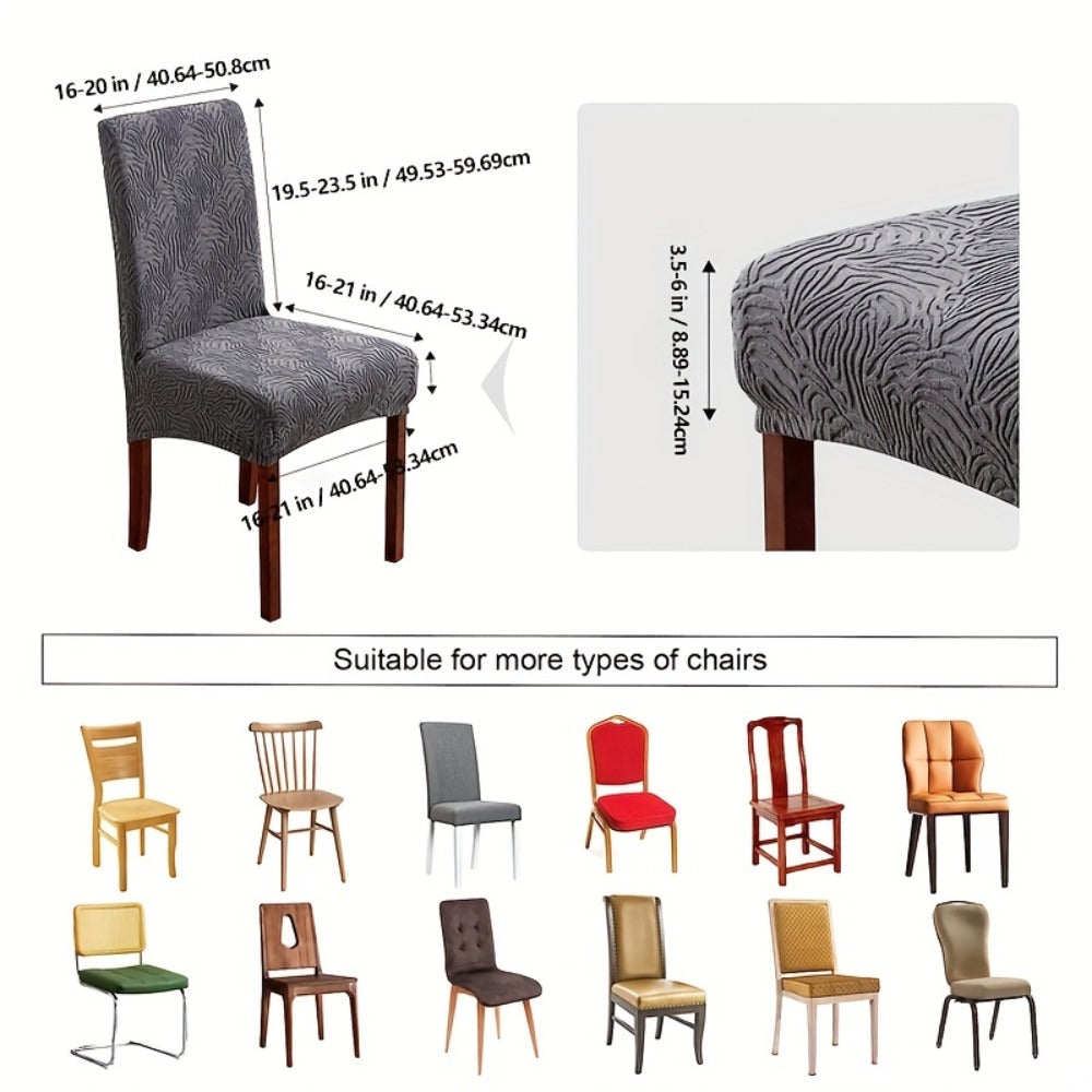 Washable Dining Chair Slipcover for Living Spaces product detail 4