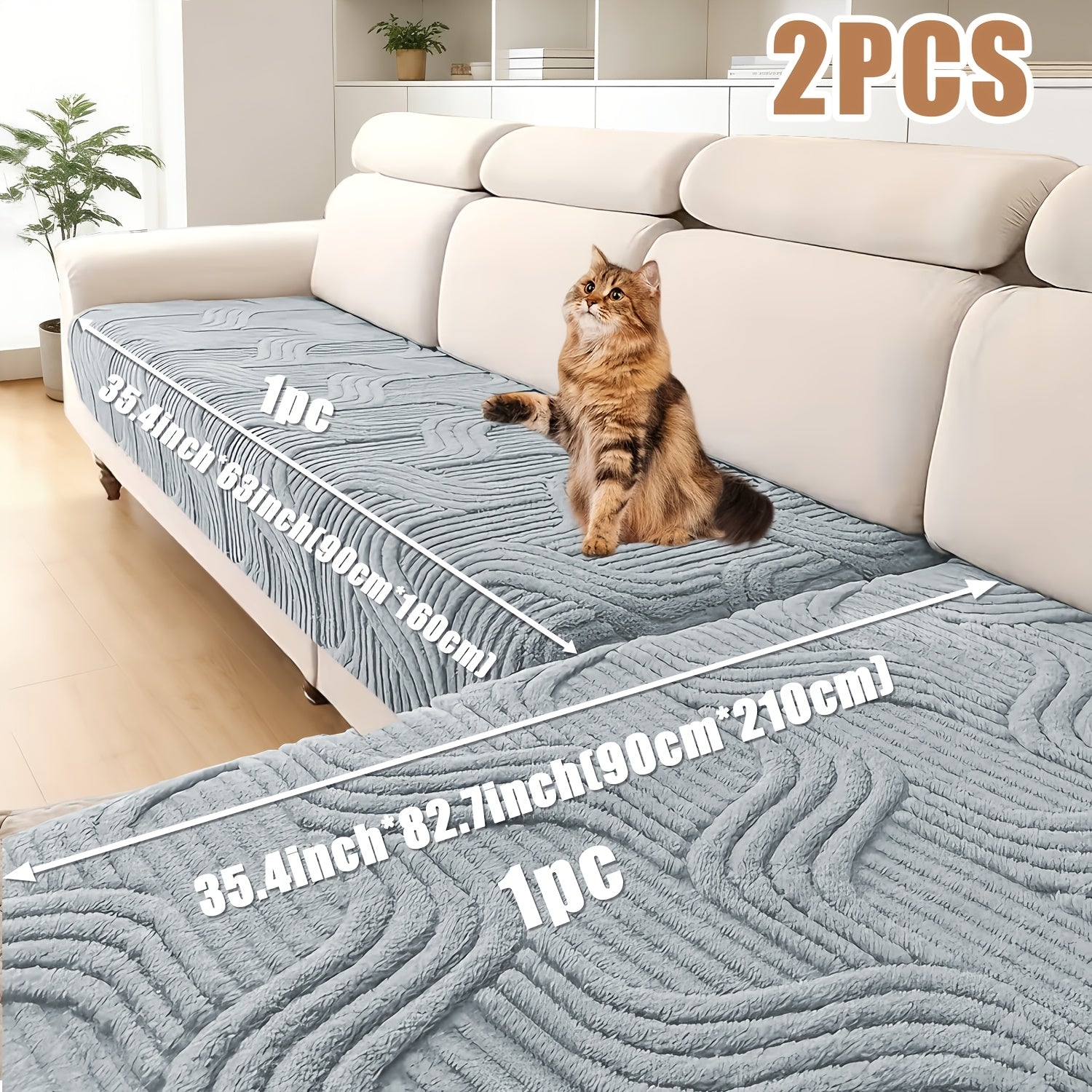 Washable L-Shaped Sofa Cover detail view 15 for Australian shoppers