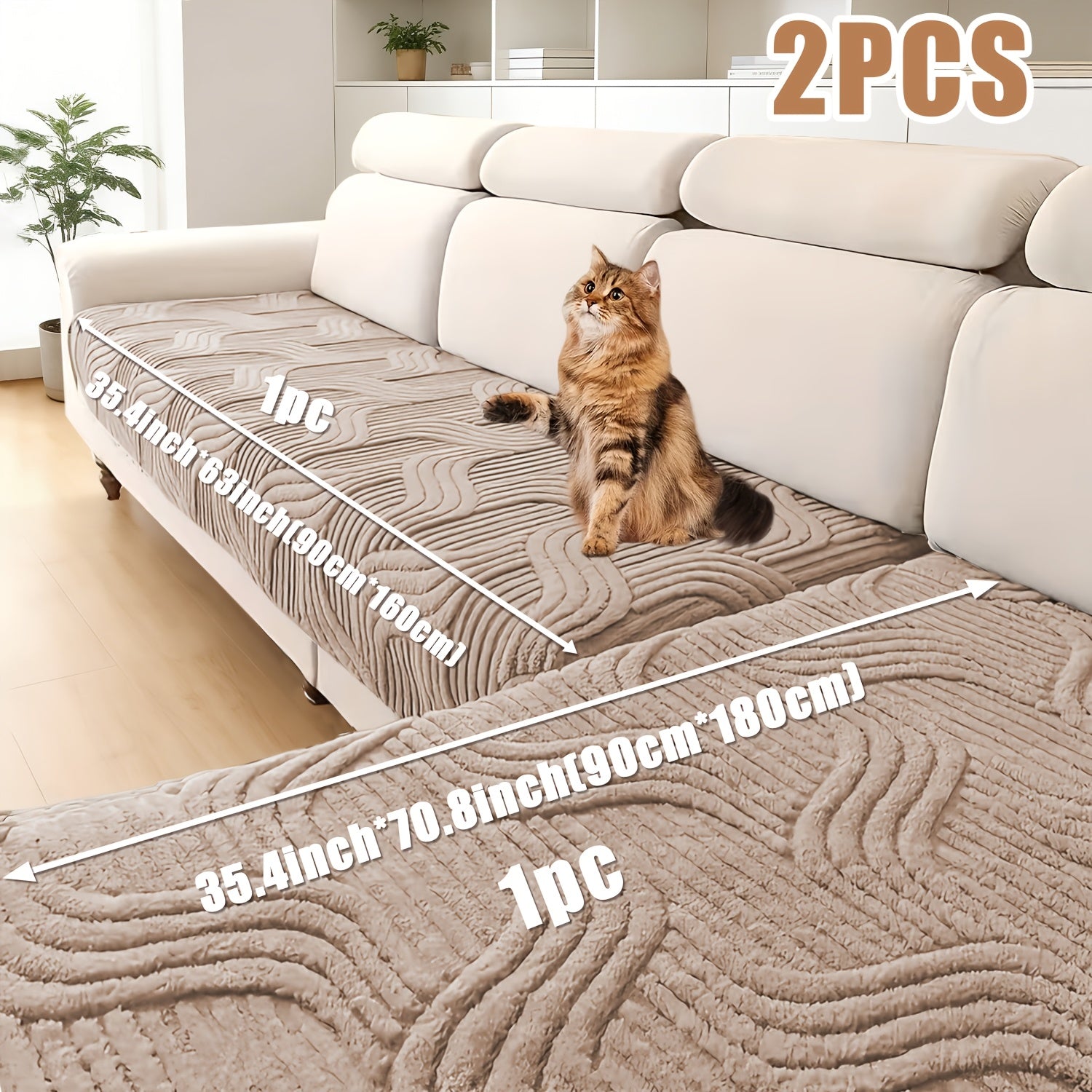 Washable L-Shaped Sofa Cover detail view 18 for Australian shoppers