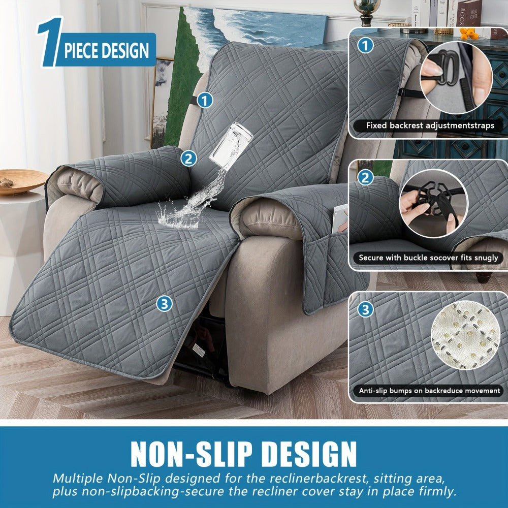Washable Recliner Chair Cover - living room furniture protection – additional product view 15