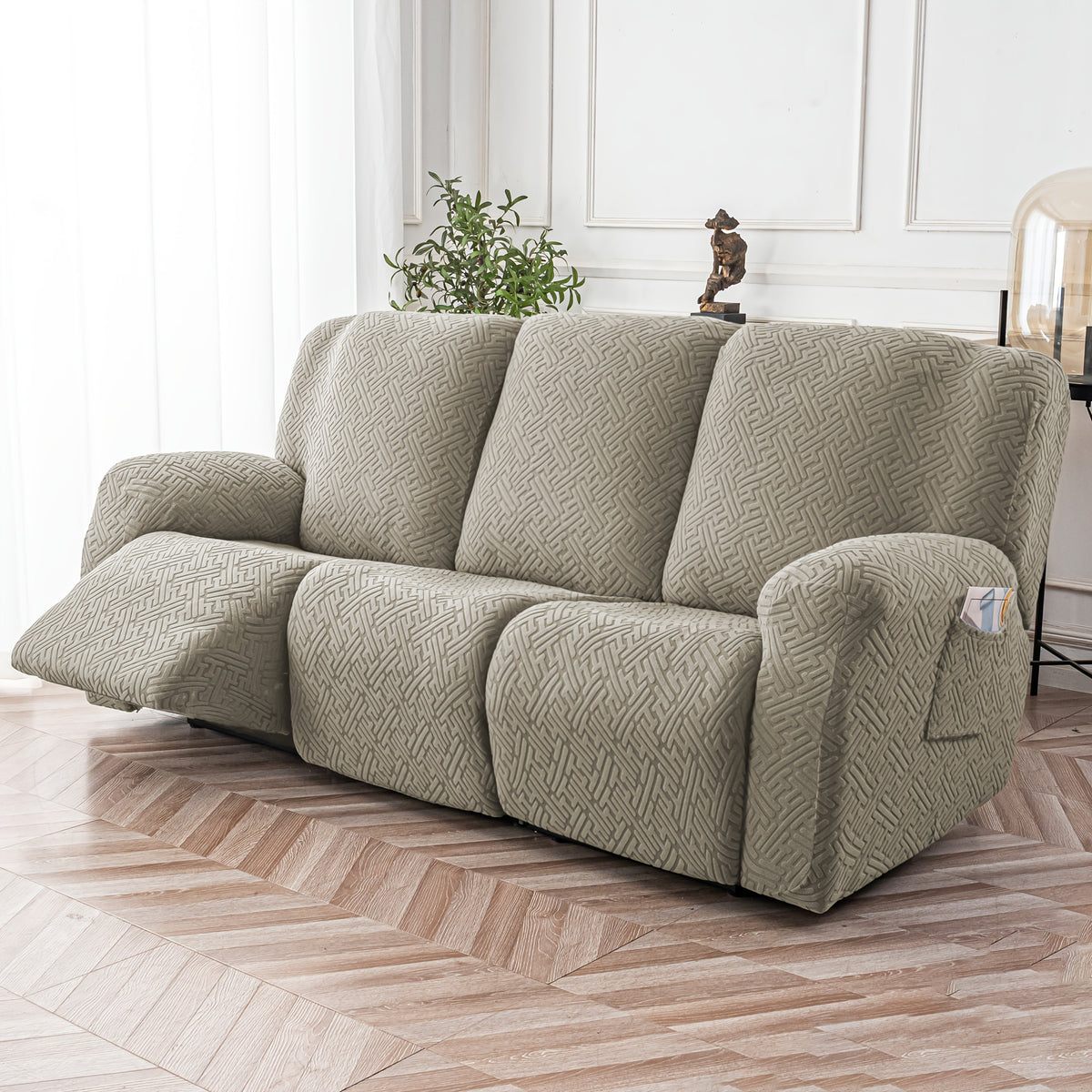 Washable Spandex Sofa Slipcover product detail 19