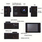 Waterproof Action Camera detail view 5 for Australian shoppers