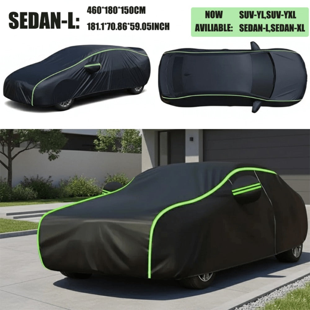 Waterproof All-Weather Car Cover – Road-Ready for Cars and SUVs – close-up product details