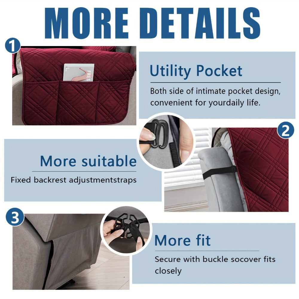 Washable Recliner Chair Cover detail view 13 for Australian shoppers