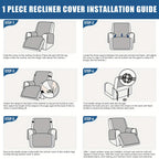 Washable Recliner Chair Cover detail view 3 for Australian shoppers