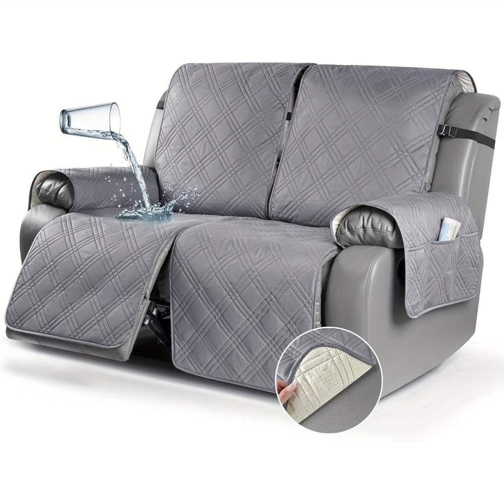Waterproof Recliner Cover - Non-Slip Washable Furniture Protector – alternate design view