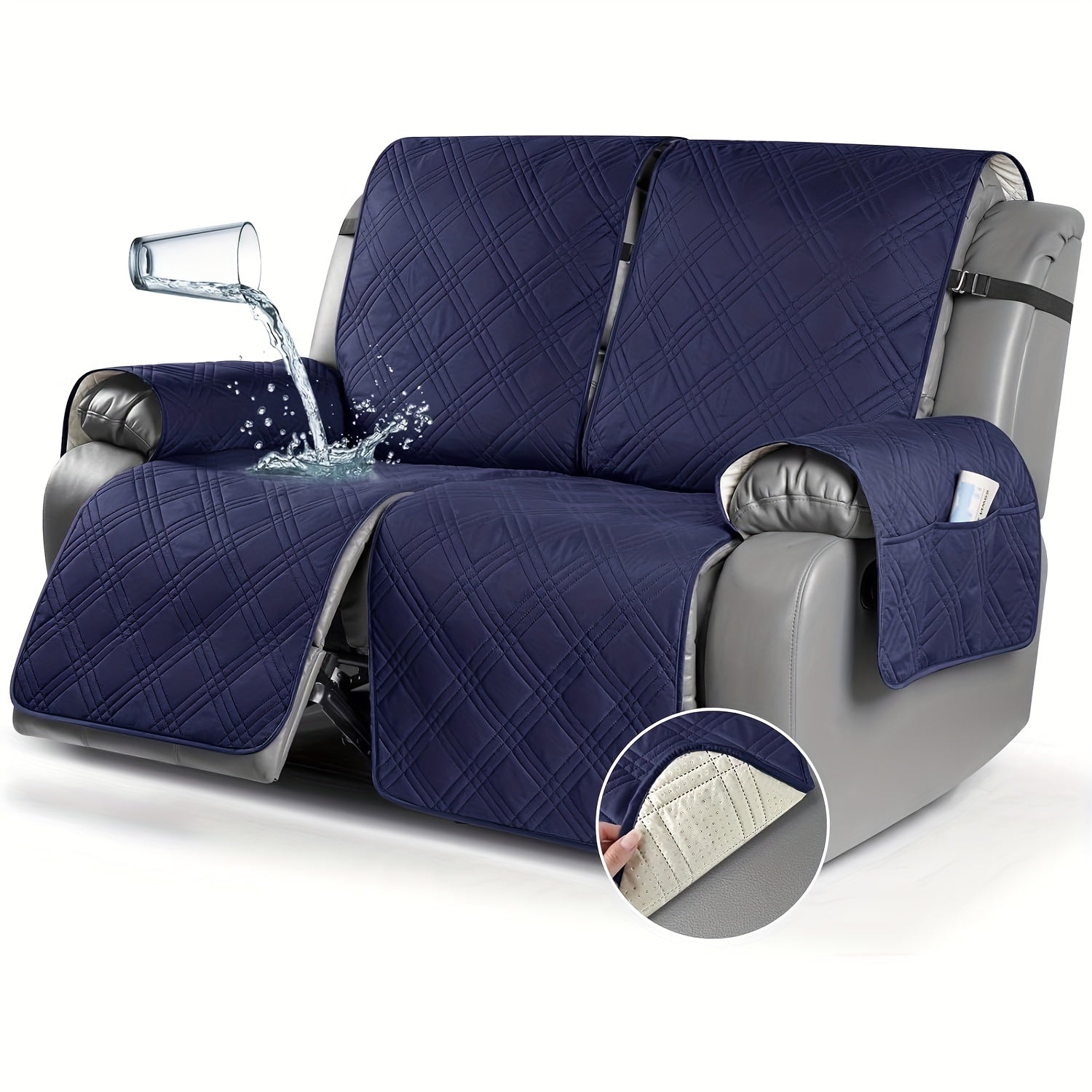 Waterproof Recliner Cover - Non-Slip Washable Furniture Protector – additional product view 19