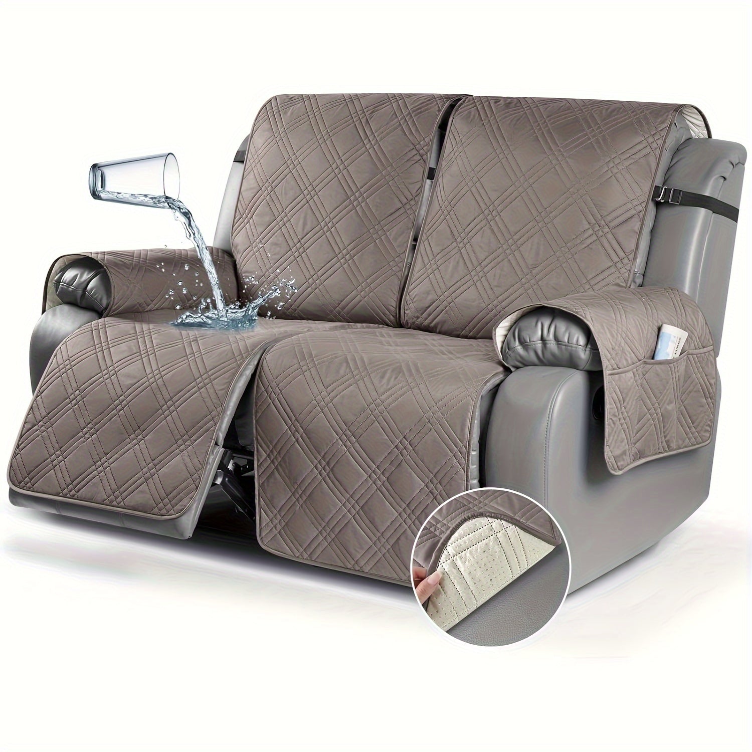 Waterproof Recliner Cover - Non-Slip Washable Furniture Protector – additional product view 24